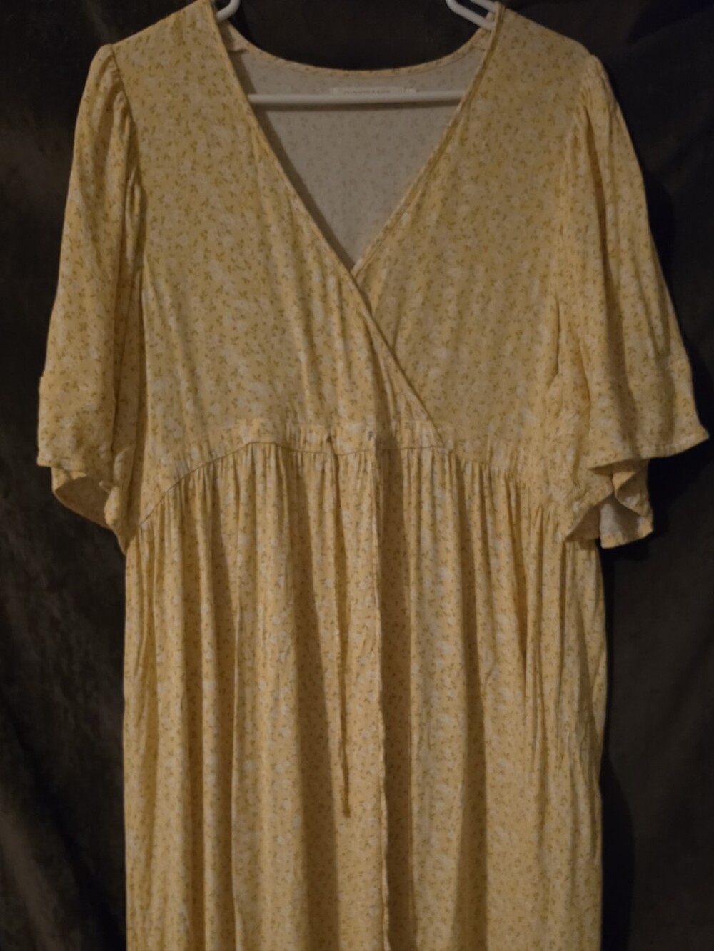 Christy Dawn Yellow Floral Maxi Dress